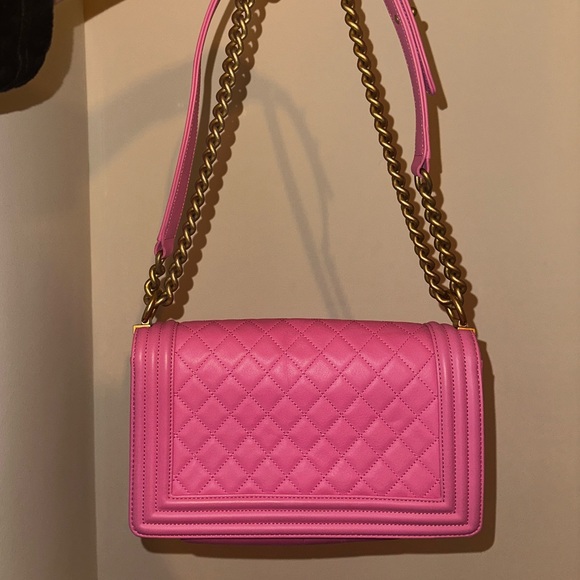 RARE CHANEL BOY PINK BAG - Picture 3 of 10